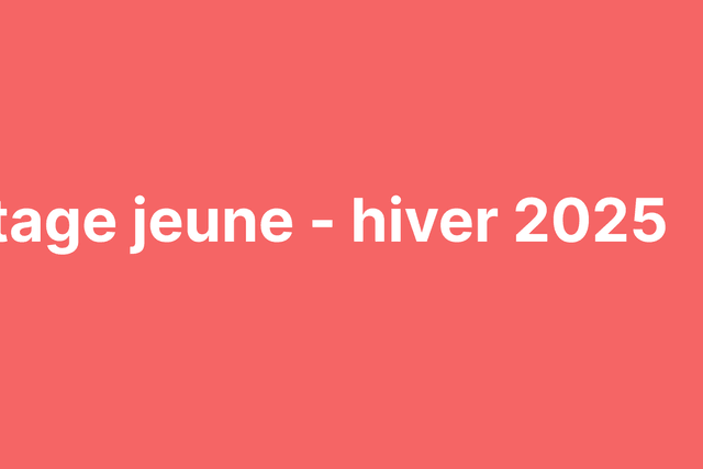 bannière stage jeune hiver 2025