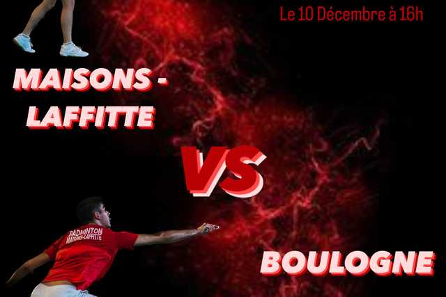 Affiche rencontre BML vs Boulogne à domicile