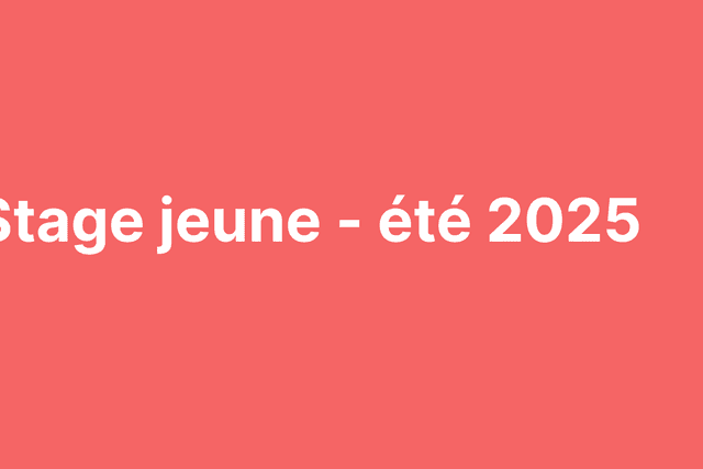 bannière stage jeune été 2025